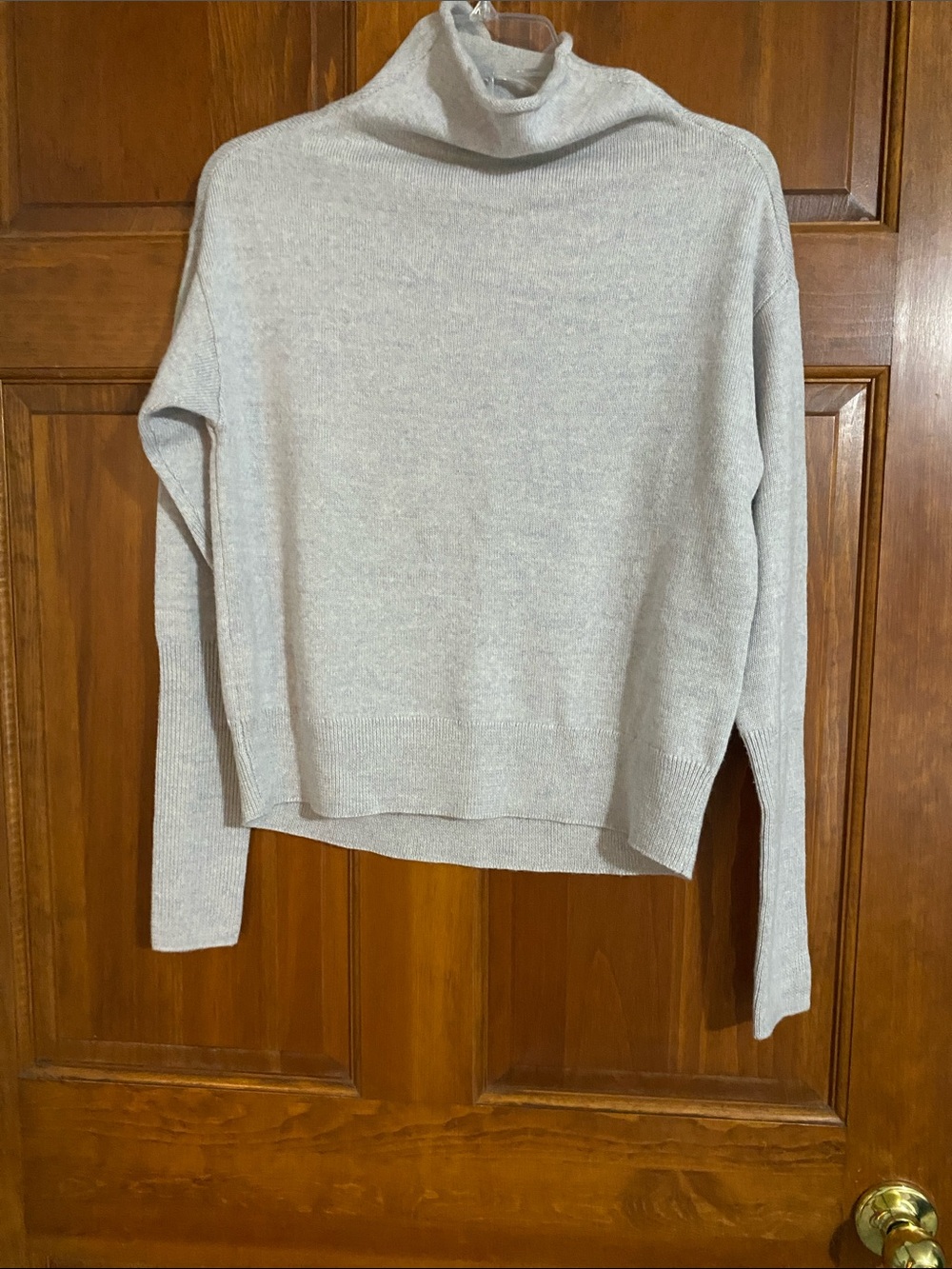 Wilfred Light Gray Turtleneck Sweater